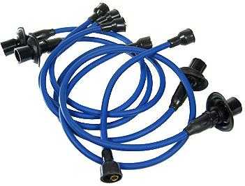Ignition Lead Set Cal Look In Blue 